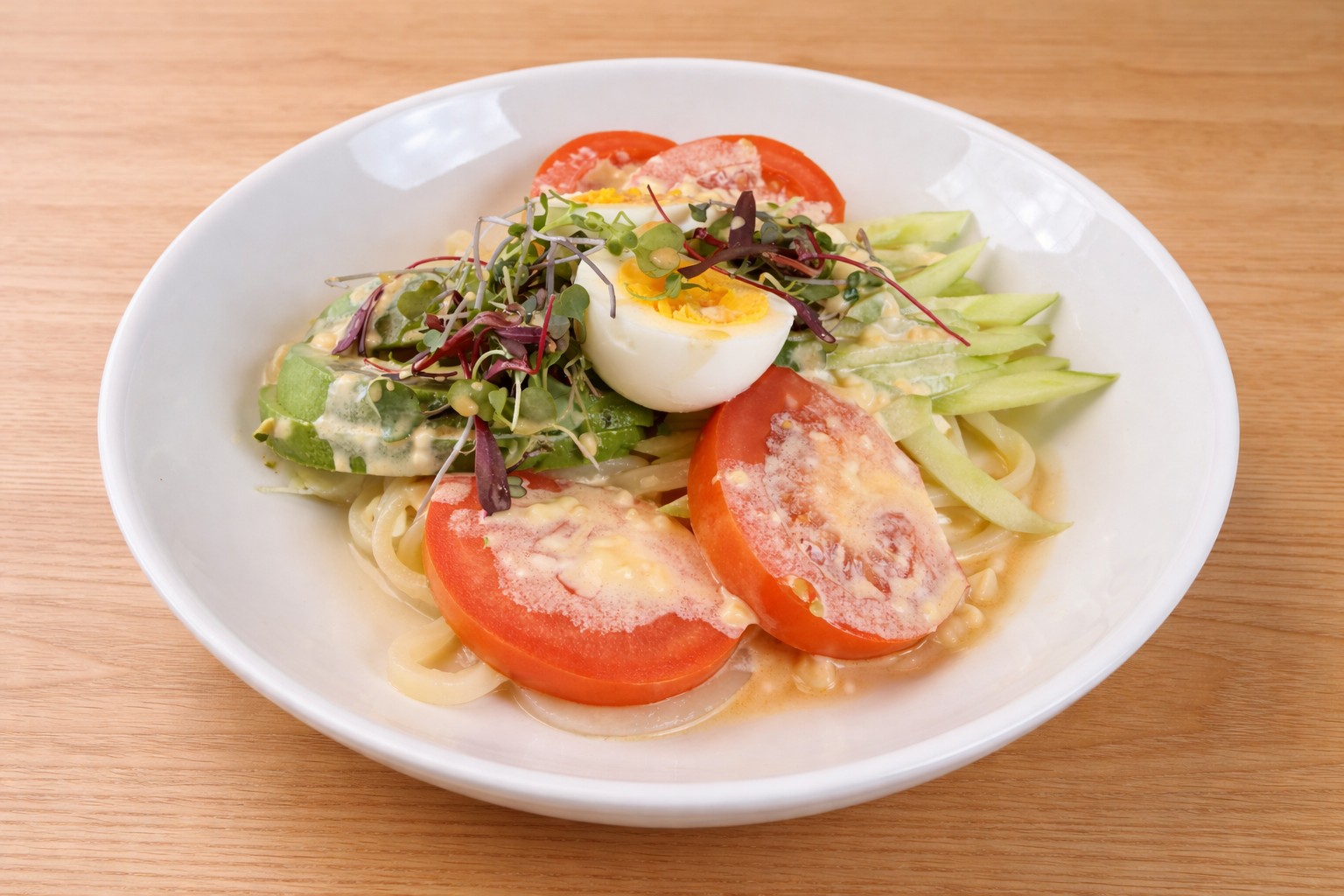 Creamy Sesame Udon Salad